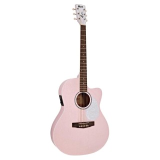 ELEKTRO AKUSTİK GİTAR, PASTEL PINK OPEN PORE