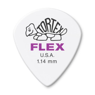 Jim Dunlop 468R1.14 Tortex Flex Jazz III Pena (1.14 mm) Jim Dunlop 468R1.14 Tortex Flex Jazz III Pena (1.14 mm)