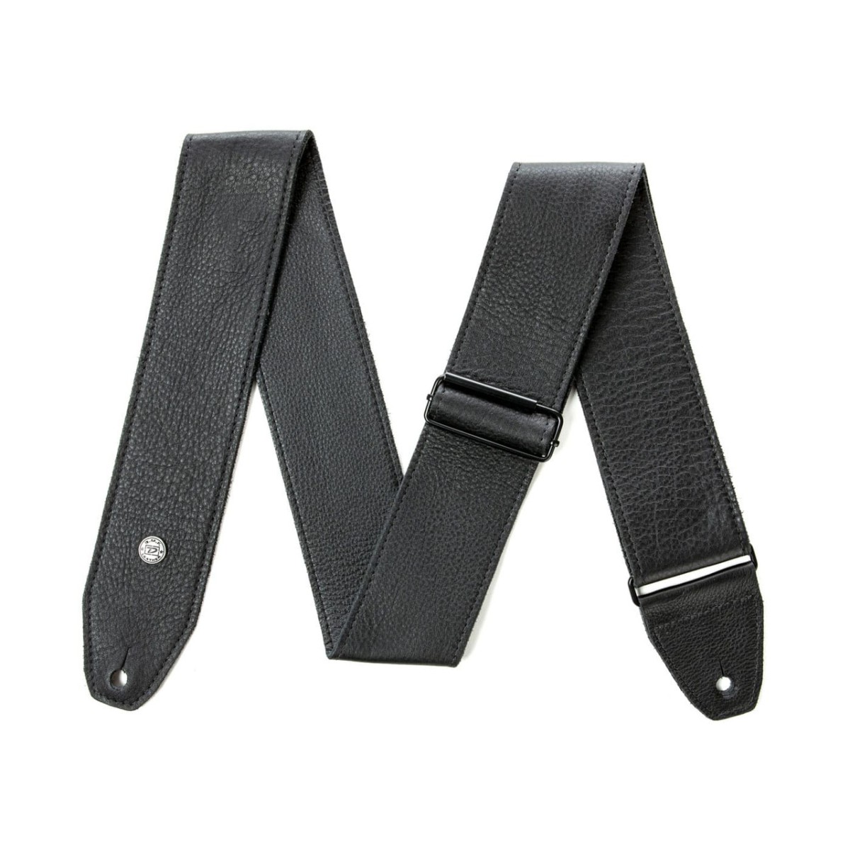 Jim Dunlop BMF15BK BMF 2.5 In Tri-Glide Leather Black Gitar Askısı