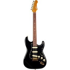 Jet JS-380 BK G SSS Elektro Gitar (Black)