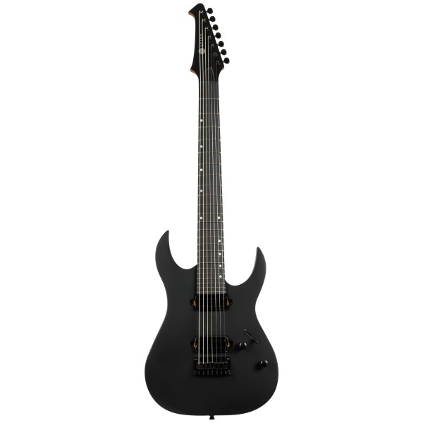 Spira S-407MBK 7 Telli Elektro Gitar (Mat Siyah)