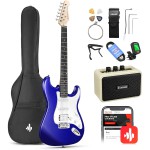 Donner DST-100L ST Elektro Gitar (Sapphire Blue)