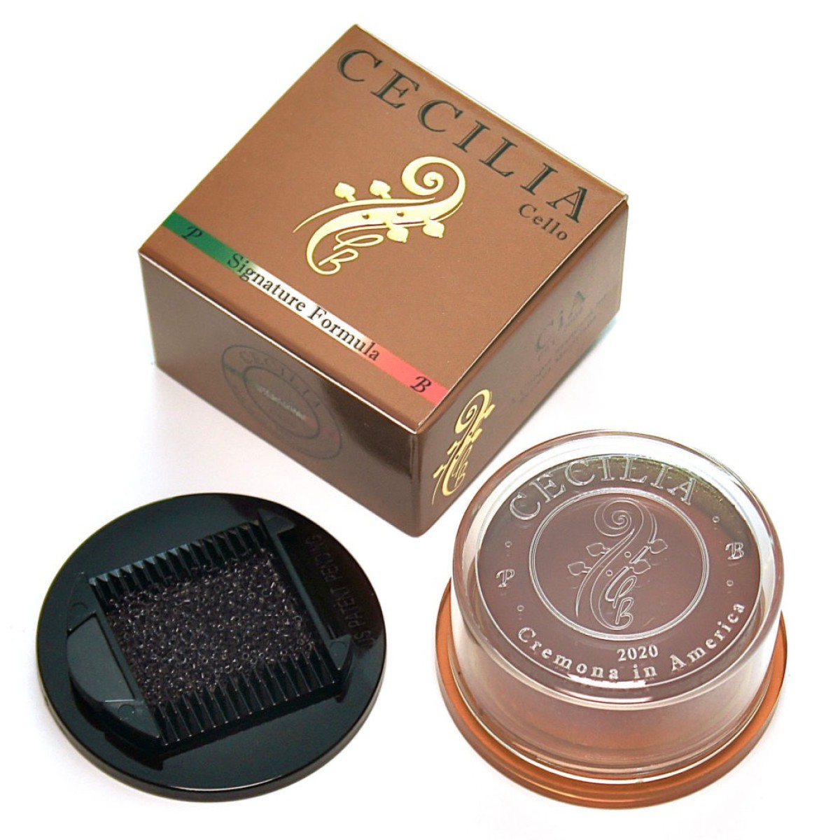Cecilia (Andrea) Signature Formula Spreader/Reçine Yayıcı Aparatlı Çello Reçinesi