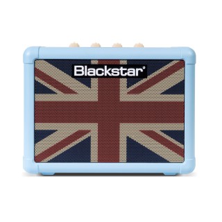 Blackstar Fly 3 Baby Blue Union Flag Mini Elektro Gitar Kombo Amfi Blackstar Fly 3 Baby Blue Union Flag Mini Elektro Gitar Kombo Amfi