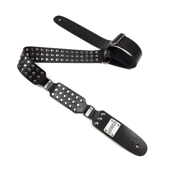 Leatherton LT Striker Hakiki Deri Gitar Askısı (Siyah)