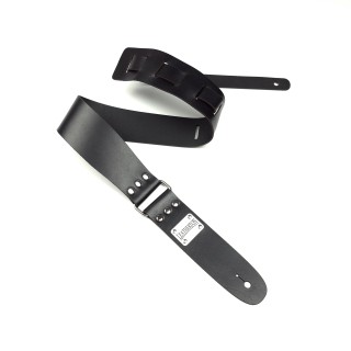 Leatherton Stinger Hakiki Deri Gitar Askısı (Siyah)