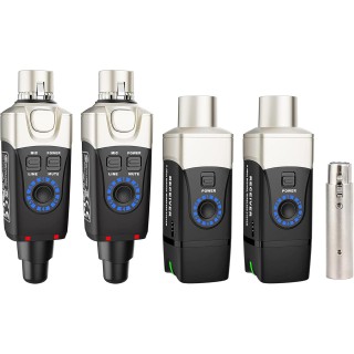 Xvive XV-U3D Stereo Audio Aktarımı için Çift Alıcı ve Vericili Kablosuz Bağlantı Sistemi Xvive XV-U3D Stereo Audio Aktarımı için Çift Alıcı ve Vericili Kablosuz Bağlantı Sistemi