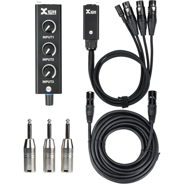 Xvive XV-PX 3 Kanallı Personal Monitör Mikser