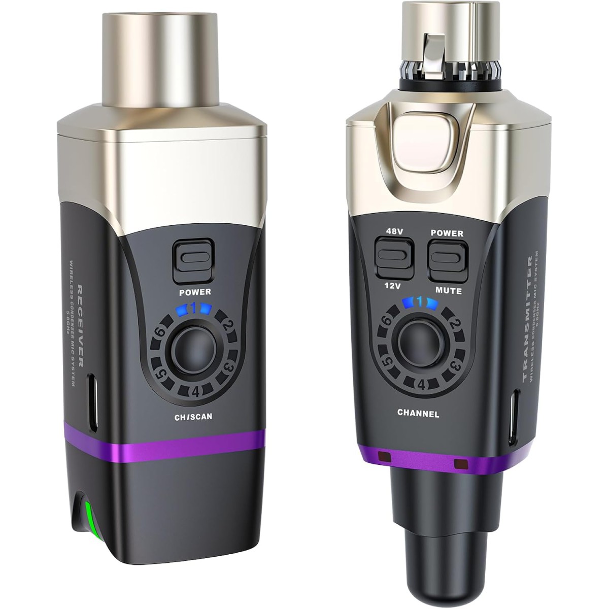 Xvive XV-U35C Kondenser Mikrofonlar için 5.8Ghz Kablosuz Bağlantı Sistemi Xvive XV-U35C Kondenser Mikrofonlar için 5.8Ghz Kablosuz Bağlantı Sistemi