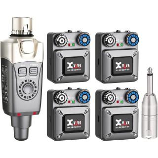 Xvive XV-U4R4 1 Verici + 4 Alıcılı Kablosuz In-ear Monitör Sistemi