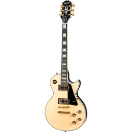 Epiphone Les Paul Custom Blackback GC-Exclusive Elektro Gitar (Antique Ivory)
