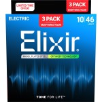 Elixir Optiweb Nikel 3’lü Paket Elektro Gitar Teli (10-46)