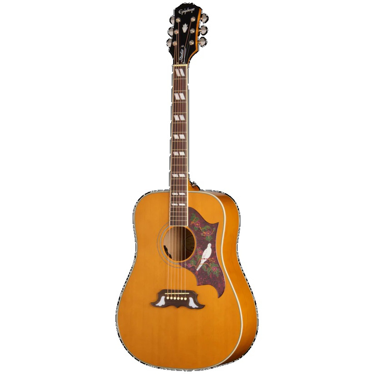 Epiphone Dove Studio Elektro Akustik Gitar (Antique Natural)