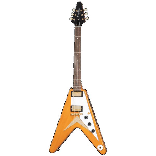 Epiphone IGC 1958 Korina Flying V Elektro Gitar (Aged Natural)