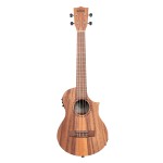 Kala Teak Tri-Top Cutaway Tenor Elektro Ukulele
