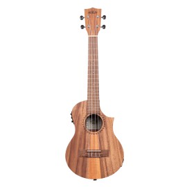 Kala Teak Tri-Top Cutaway Tenor Elektro Ukulele