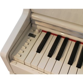 New Neiro NDP-195 Parlak Lake Beyaz Dijital Piyano +Tabure+Kulaklık+Kargo Hediye