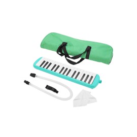 Yeşil Renk 32 Tuşlu Çantalı Hortumlu Melodika