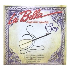 La Bella 0,20 Uzun Sap Bağlama Takım Tel La Bella 0,20 Uzun Sap Bağlama Takım Tel