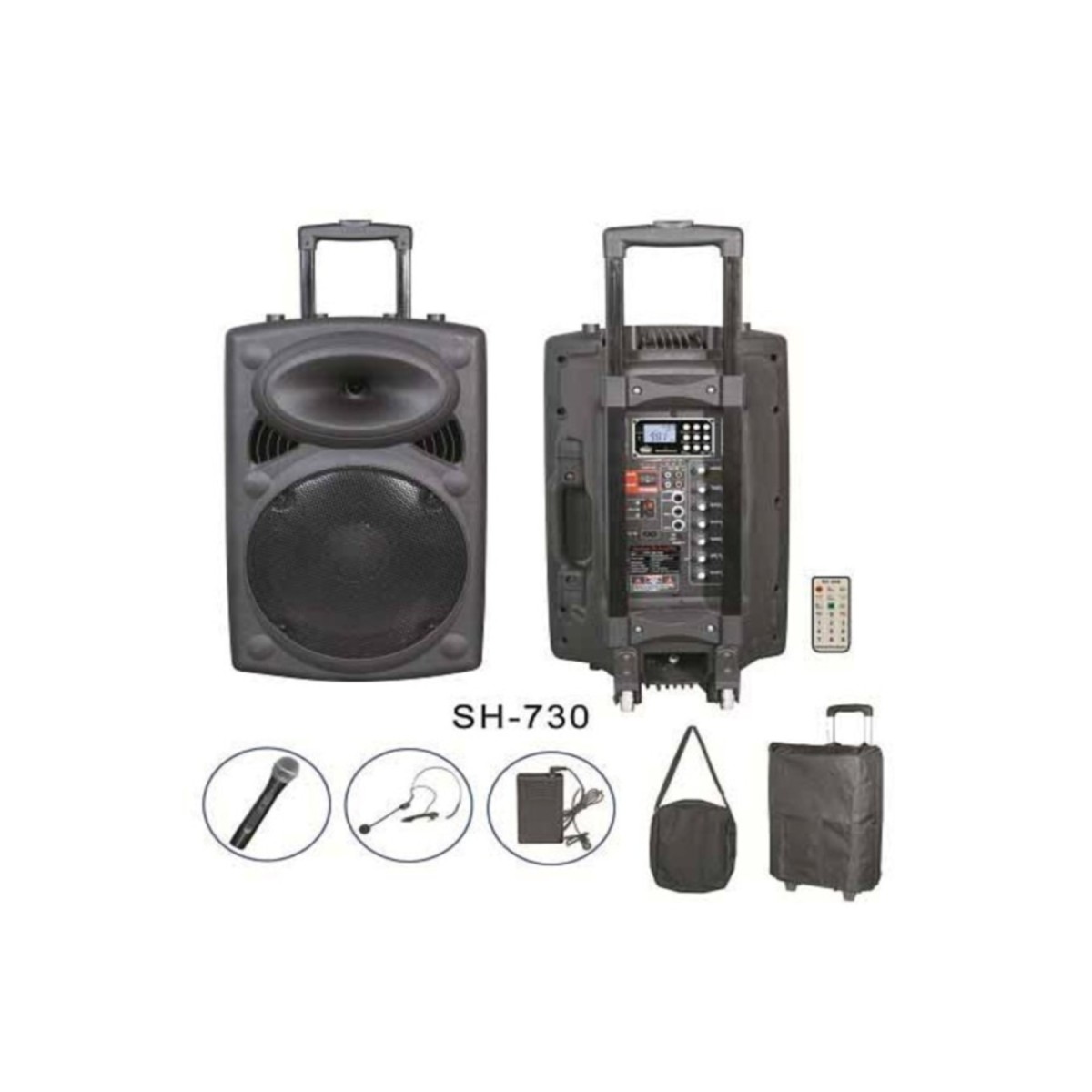 Sh-730b Usb Portatif Çanta Amfi