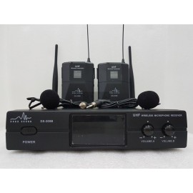 DARK SOUND DS-200B ÇİFT YAKA TELSİZ MİKROFON DARK SOUND DS-200B ÇİFT YAKA TELSİZ MİKROFON