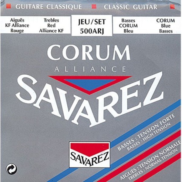 Savarez 500ARJ Alliance Hard Tension Classic Rouge Blue Klasik Gitar Teli