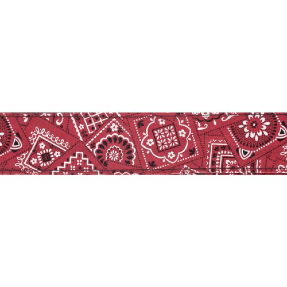 50G02 Gitar Askısı Dokuma 50Mm Kırmızı Bandana