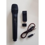 Usb-100 Usb Ile Çalışan Telsiz Kablosuz Mikrofon Siyah