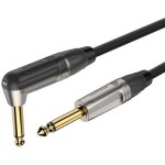 Roxtone RX-K12403 6.3mm L 90DERECE Mono Gitar Kablo 3metre