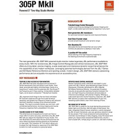 JBL 305P MKII Referans Monitör - TEK