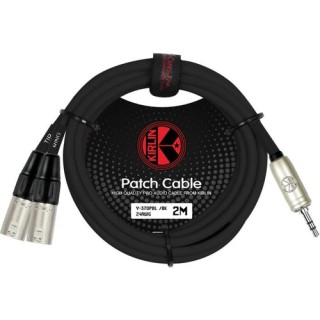 Kirlin Cable Y-370PBL 2mt Bk Kablo 3.5 mm - 2 x Xlr Erkek Jak