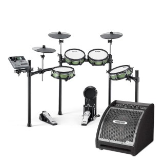 Donner DED-500p Elektro Davul + Carlsbro EDA50 Davul Monitör Amfi (50W)