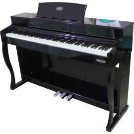 New Neiro NDP-195 Parlak Lake Siyah Dijital Piyano +Tabure+Kulaklık+Kargo Hediye
