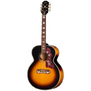 Epiphone J-200 Studio Elektro Akustik Gitar (Vintage Sunburst)
