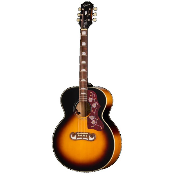 Epiphone J-200 Studio Elektro Akustik Gitar (Vintage Sunburst)