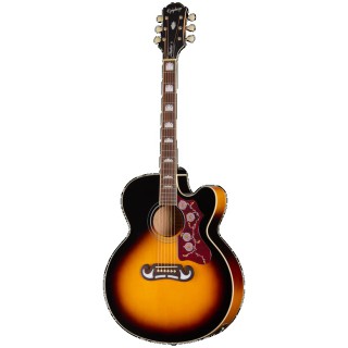 Epiphone J-200 Studio EC Elektro Akustik Gitar (Vintage Sunburst)