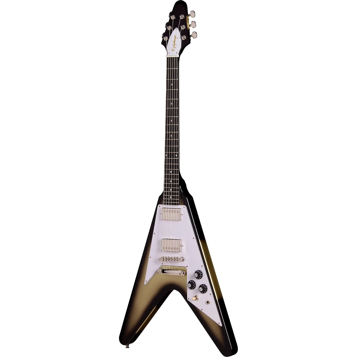 Epiphone Dealer Exclusive Flying V ’70s Elektro Gitar (Silver Burst)