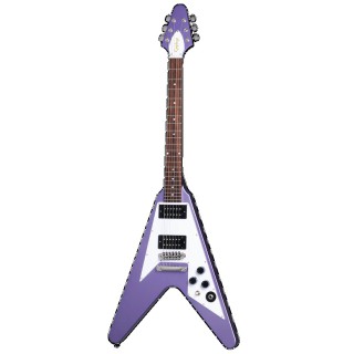 Epiphone Kirk Hammett 1979 Flying V Elektro Gitar (Purple Metallic)