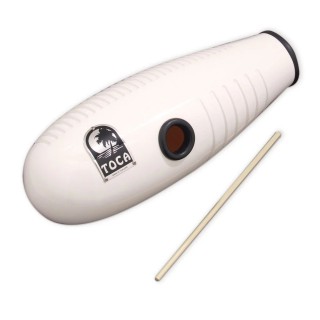 Toca T2526W Fiberglass Guiro (Beyaz)