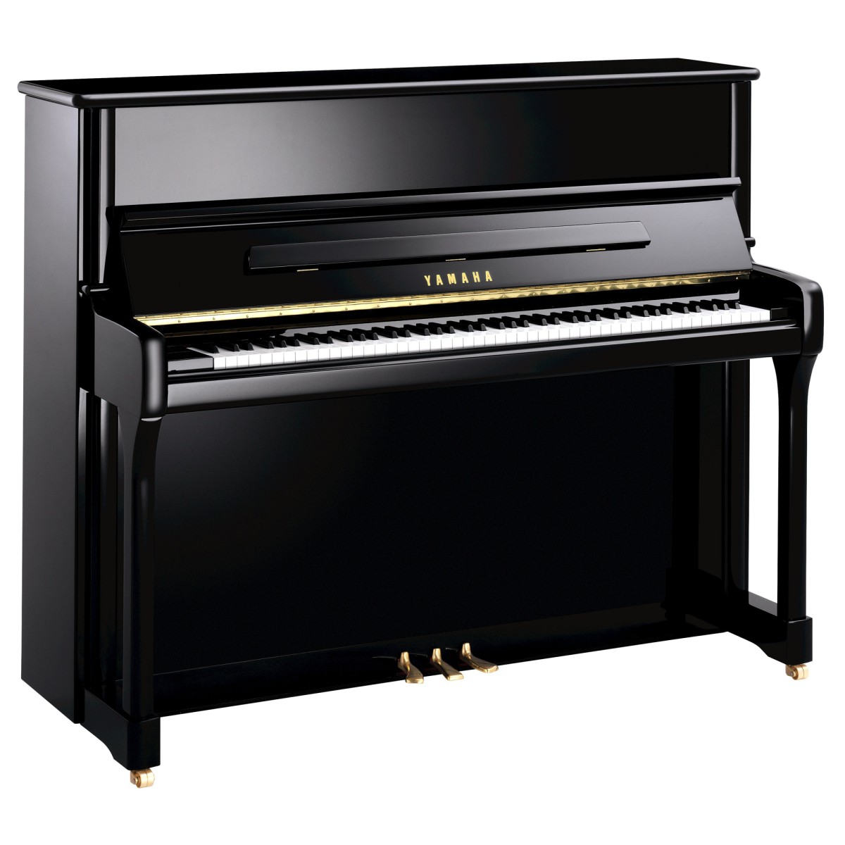 Yamaha P124 PE Akustik Piyano (Parlak Siyah)