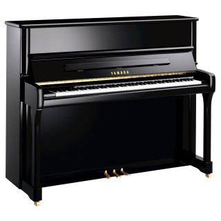 Yamaha P124 PE Akustik Piyano (Parlak Siyah)