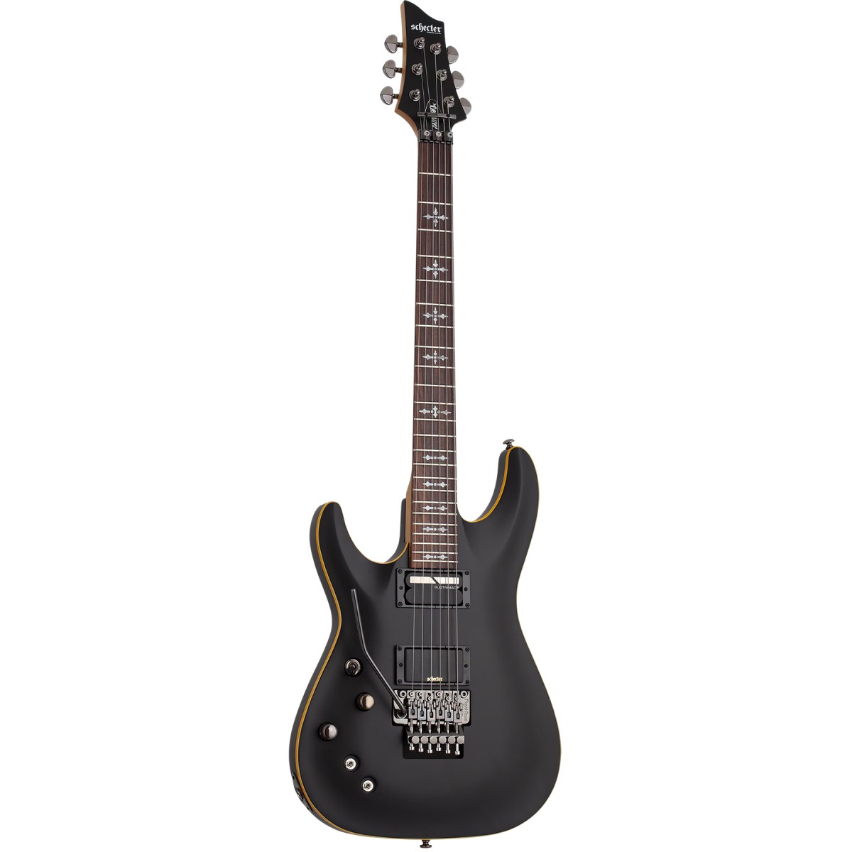 Schecter Demon-6 FR-S – Solak Elektro Gitar (Aged Black Satin)