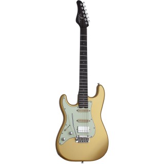 Schecter Nick Johnston Traditional HSS 10th Anniversary Solak Elektro Gitar (Atomic Saffron)