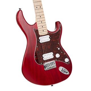 CORT G100HHOPBC ELEKTRO GİTAR, OPEN PORE BLACK CHERRY