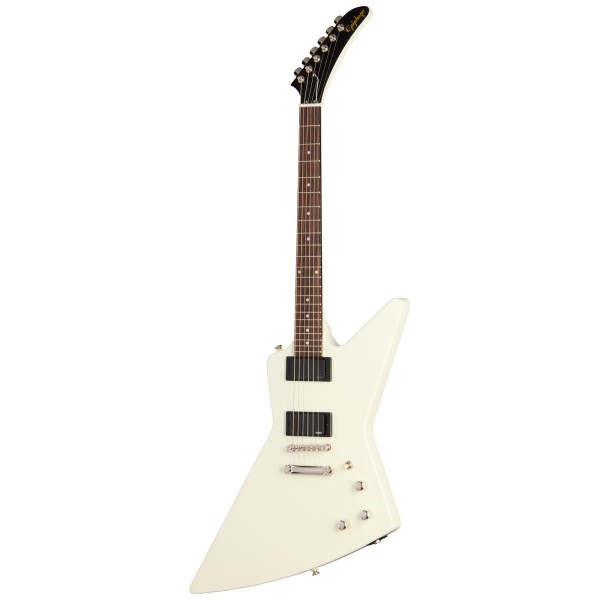 Epiphone Inspired by Gibson Explorer ‘80s EMG Elektro Gitar  (Classic White)