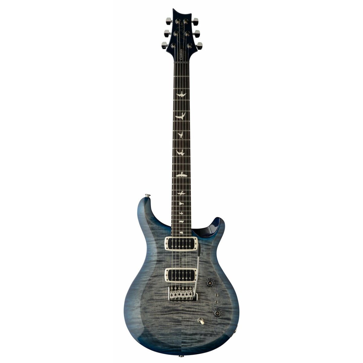 PRS S2 Custom 24-08 Elektro Gitar (Faded Gray Black Blue Burst)