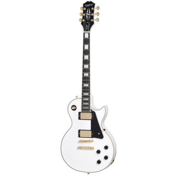 Epiphone Les Paul Custom Elektro Gitar (Alpine White)