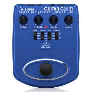 BEHRINGER GDI21 V-Tone Amfi Modelleme Pedalı/DI Box BEHRINGER GDI21 V-Tone Amfi Modelleme Pedalı/DI Box