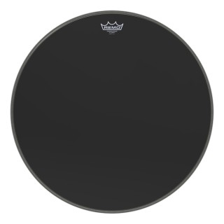 Remo Powerstroke 3 Black Prizmatic Ebony 22 İnç Deri