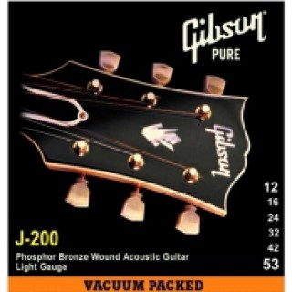 Gibson SAG-J200L Phosphor Bronze Akustik Gitar Teli (12-53)